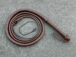 8FT Kangaroo Leather Bullwhip 12 Plait Handmade Heavy Duty Professional Whip