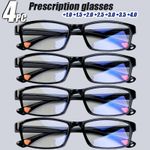 4PCs Reading Glasses Mens Womens Lightweight +1.0 +1.5 +2.0 +2.5 +3.0 +3.5 +4.0
