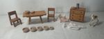 Lundby Dolls House Furniture Bundle – Chest, Table, Chairs, Rocking Horse etc