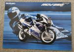 SUZUKI RGV250r GENUINE MOTORCYCLE SALES BROCHURE