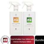 Autoglym Vinyl and Rubber Care with Interior Shampoo Set for Perfect Interiors