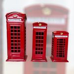 London Telephone Piggy Bank Money Box Jar Coin London Souvenirs Money Box