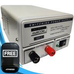 Sharman 12V Car CB Radio Power Supply 230V AC Mains to 13.8V DC 3-5Amp SM3 +M