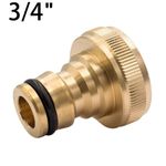 Brass Tap Connector Adaptor Universal Garden Tools Water Fit Hose Pipe Outdoor.