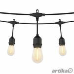 Artika Eclipse 42ft (12.8m) 20 LED Outdoor Solar String Lights Set BRAND NEW