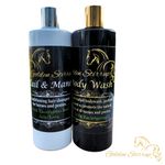 Horse Shampoo & Conditioner BODY ,TAIL, MANE SENSITIVE SKIN EUCALYPTUS 500ML X2