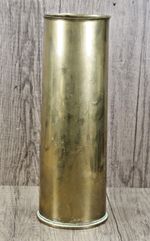 WW2 1941 British 25 Pounder Brass Shell Case - Height 29cm