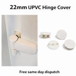 22mm UPVC Patio Door Hinge Cover Caps Replacement – Top Hat - Fix - Repair