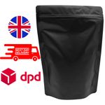 Black Stand Up Pouch Packaging Zip Lock Heat Seal Bag Food Grade Coffee Foil