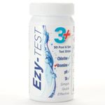 NEW EZY - TEST STRIPS Way for CHLORINE, BROMINE, PH & TA Hot Tub Pool SPA (x 50)