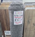 Carpet Remnant  Off Cut  # Mid  Grey  Loop #  90cm x 300cm  # the rem shed #