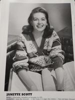 Sk277 Ephemera Film Picture Actress Janette Scott 