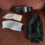 Airsoft Goggles Eye Protection With Lenses Pouch And Elastic Goggle Cover