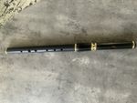 Fergus Elite Keyless Bb Polymer Flute With Gold Coloured Rings.