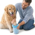 Dog Paw Cleaner Cup with Soft Silicone Bristles, Portable Mud Remover, Reusable