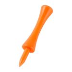 Orange Castle Golf Tees Plastic Graduated Castle/Shoulder Tees 70mm British Made