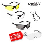 voltX CONSTRUCTOR BIFOCAL Safety Readers. Clear,Yellow,Smoke,Mirror & Polarized 
