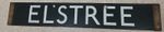 ORIGINAL LONDON UNDERGROUND ENAMEL DESTINATION PLATE - ‘ELSTREE / SPECIAL’
