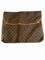 RARE VTG Monogram LOUIS VUITTON Luggage Garment Bag Suit case INSERT 21 x 17