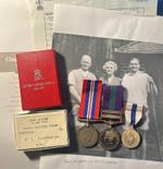 WW2/Palestine/S.E.Asia 2 clasp GSM & war medal to Parachute Regt & 1977 Jubilee