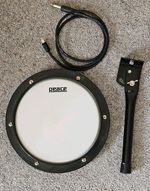 Peace 8" Drum Pad With Electronic Trigger, Arm And Cable