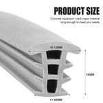 100ft Concrete Expansion Joint Filler Flexible EPDM Strip For 1/2'' Wide Cracks