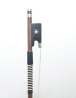 Fine Nickle mounted German violin bow TOURTE stamped