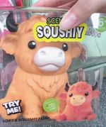 (NEW) Craze Fun Soft Mart Jumbo XL Highland Cow Squishy Scented Viral Toy