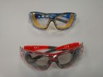 Powerhand Anti Fog Clear Lens Safety Glasses (Orange Frame)