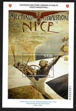Malta SMOM 2020: Nostalgic Advertising Posters: Aviation Meeting Nice, MNH