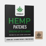 StrongLife Hemp Patches – 30 Fabric Patches – 70mg Per Patch – 2100mg in Total