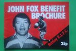 John Fox benefit brochure c1970's Batley Rugby League Football Club
