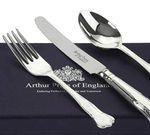 Personalised 3 Piece Silver Plated Childs Cutlery Set by Arthur Price, Engraved