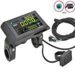 E-Bike SW900 LCD Display 24V/36V/48V/60V LCD Panel Display SM&WP Plug