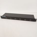 Rackmount KVM Extender Hub SDRK/6A CAT5 6-Port Switch – 1U Rack Server Unit