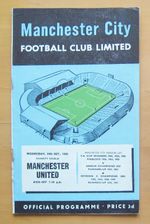 MANCHESTER CITY v MANCHESTER UNITED Charity Shield 1956 Good Condition Programme
