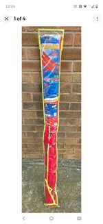 Top Of The Line TL Airshow Kite Tri Plane BIG RED 3D Kite Kit 5ft Wingspan Baron
