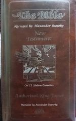 The BIBLE Narrated by Alexander Scourby On 12 Cassette Tapes