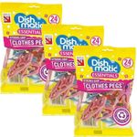 Recycled Plastic Clothes Pegs Dishmatic Essentials (Home Proud Ecoforce) x 72