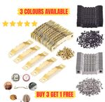 Sawtooth Picture Frame Hooks 45mm Brassed With Screws Canvas Hanging UK