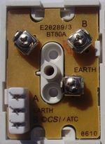 Genuine BT80A Block Terminal. Low voltage command control Wiring connector 80b