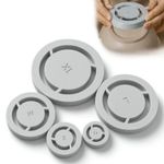 5 Sizes Pottery Foot Ring Maker Clay Base Aligner Template Shaping Tool