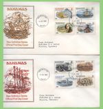 Bahamas 1980 Definitive set on four First Day Covers