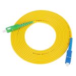 2 Pcs Fiber Jumper 5m Sc APCUPC Single Mode Optical Fiber Patch Cord Cable✈