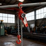 1Ton Manual Hand Ratchet Chain Lever Winch 1000kg Capacity 3m/10ft Lifting Pull