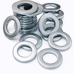 METRIC WASHERS STANDARD MOST COMMON FORM A THICK BRIGHT ZINC PLATED BZP DIN125A