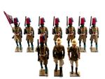 Hiriart Colonial Marching Askari Infantry & Officer 54mm Toy Soldier Set Rare