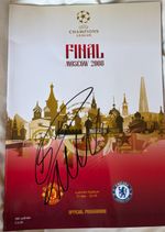 Cristiano Ronaldo Hand Signed Man Utd 2008 CL Final Moscow Programme With COA
