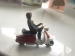 Lambretta Scooter Britains 9685 Diecast With Mod Rider