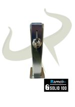 Solid 100 Driveway Security Bollard Heavy Duty Telescopic Deterrent with Padlock